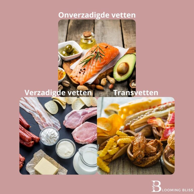 onverzadigde vetten, verzadigde vetten en transvetten